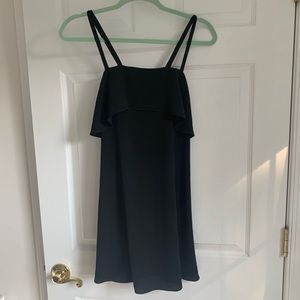 Black flouncy dress